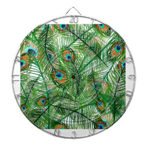 Peacockveren patroon dartbord