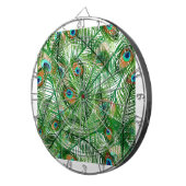 Peacockveren patroon dartbord (Voorkant Rechts)