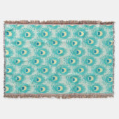 Peacockveren patroon deken (Voorkant)