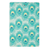 Peacockveren patroon mini klembord (Achterkant)