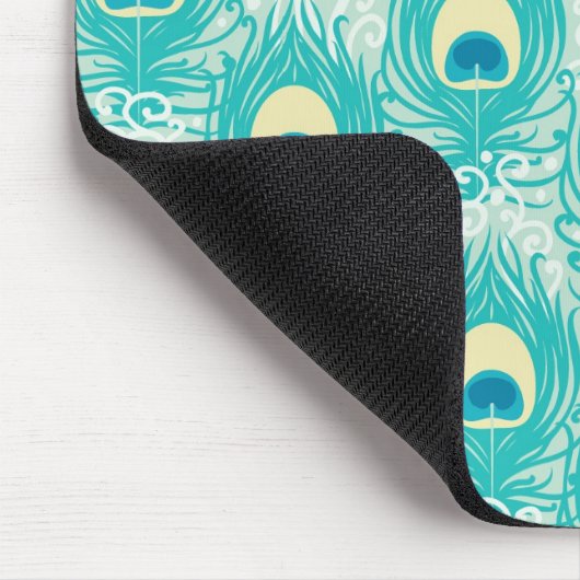 Peacockveren patroon muismat (Hoek)