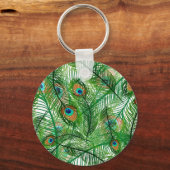 Peacockveren patroon sleutelhanger (Achterkant)