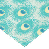 Peacockveren patroon tafelkleed (Gekanteld)