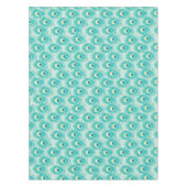 Peacockveren patroon tafelkleed (Voorkant)