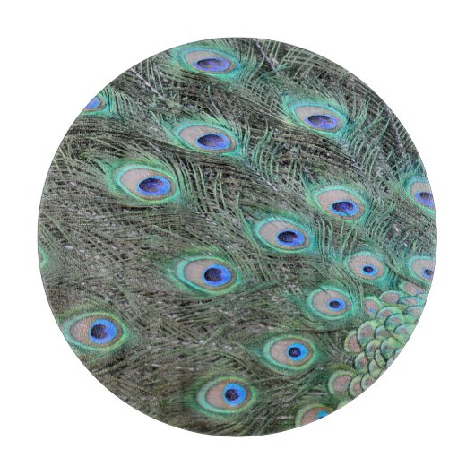 Peacockveren Snijplank (Voorkant)