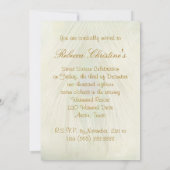 Peacockveren Sweet 16 Uitnodiging (Achterkant)