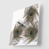 Peacockveren Vierkante Klok (Hoek)