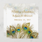 Peacockveren Weddenschap Kaart (Voorkant / Achterkant)