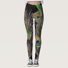 Peacockvethercollage Leggings