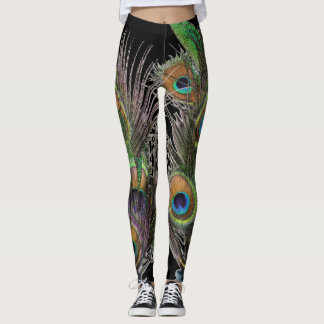 Peacockvethercollage Leggings