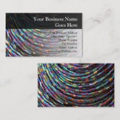 Peacockzaadkralen Visitekaartje (Voorkant / Achterkant)