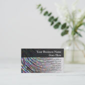 Peacockzaadkralen Visitekaartje (Staand voorkant)