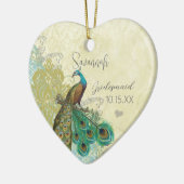 Peacocl  vogelmeisje van Honor Ornamenten (Links)