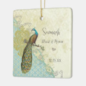 Peacocl  vogelmeisje van Honor Ornamenten (Links)