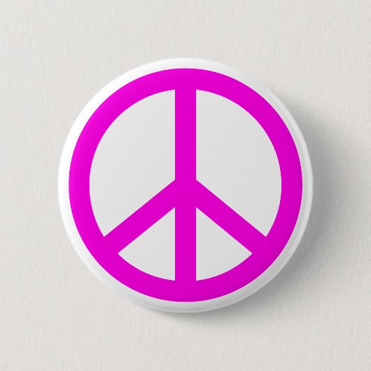 Peae Sign Ronde Button 5,7 Cm (Voorkant)