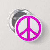 Peae Sign Ronde Button 5,7 Cm (Voorkant /achterkant)