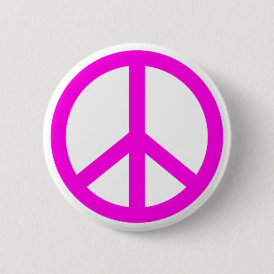 Peae Sign Ronde Button 5,7 Cm