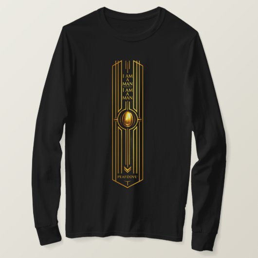 PEAFDOVE® GOLDEN EGG LONGSHIRT— MAIN CHARACTER BIG T-SHIRT (Design voorkant)