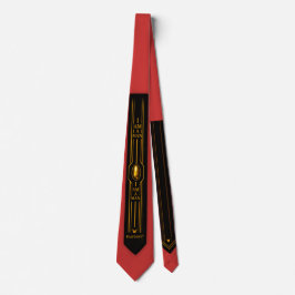 PEAFDOVE® RED GOLDEN EGG TIE — MAIN CHARACTER MAN STROPDAS