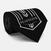 PEAFDOVE® SILVER EGG TIE — I AM A MAN Edition Stropdas (Opgerold)