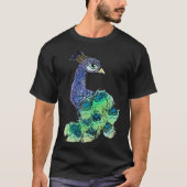 Peafowl Art T-shirt (Voorkant)