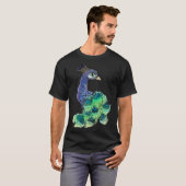 Peafowl Art T-shirt (Voorkant volledig)