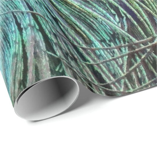 Peafowl Feathers Cadeaupapier (Rol Hoek)