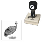 Peafowl: Kongo Peahen Rubberstempel (Gestempeld)