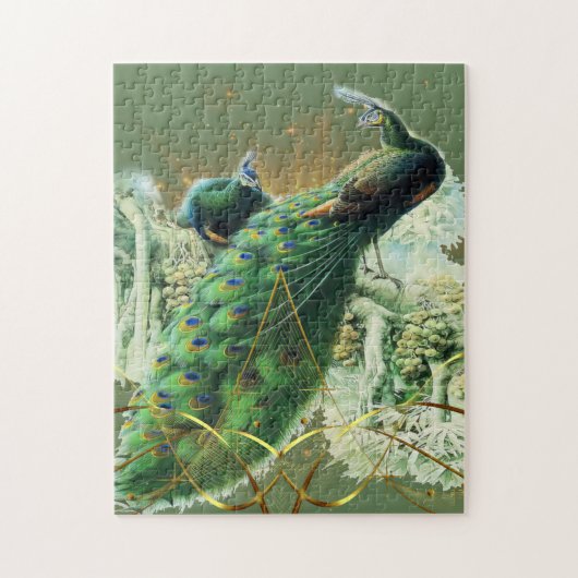 Peafowl Legpuzzel (Verticaal)