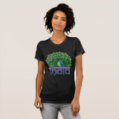 Peafowl of India T-shirt (Voorkant volledig)