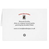 Peafowl Paining Beauful Garden Peacock (Achterkant Horizontaal)