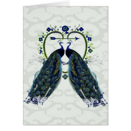 PEAFOWL pauw liefde hart gepersonaliseerd