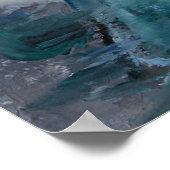 Peahen Portrait Poster (Hoek)