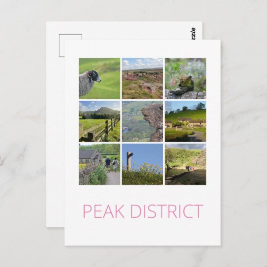 Peak District Briefkaart (Voorkant / Achterkant)