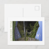 Peak District, cartoon-stijl Briefkaart (Voorkant / Achterkant)