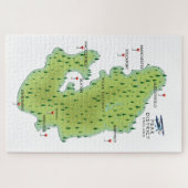 Peak District Engeland Kaart Legpuzzel (Horizontaal)