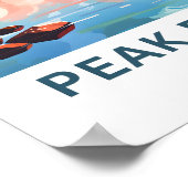 Peak District Engeland Reisprint Poster (Hoek)