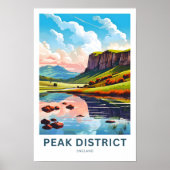 Peak District Engeland Reisprint Poster (Voorkant)