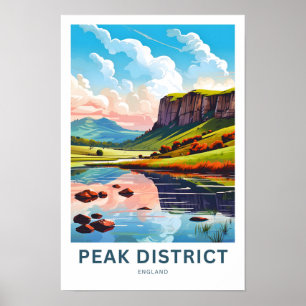 Peak District Engeland Reisprint Poster