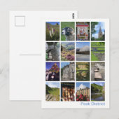 Peak District, meerdere afbeeldingen 3 Briefkaart (Voorkant / Achterkant)