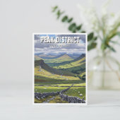 Peak District Nationaal Park Engeland Reizen Briefkaart (Staand voorkant)