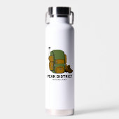 Peak District National Park Backpack Waterfles (Voorkant)