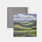 Peak District National Park Engeland Reizen Magneet (Voorkant / Achterkant)