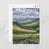 Peak District National Park England Travel Briefkaart (Voorkant / Achterkant)
