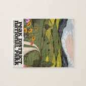 Peak District National Park vintage reisposter. Legpuzzel (Horizontaal)