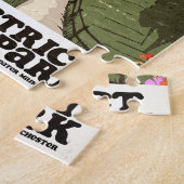 Peak District National Park vintage reisposter. Legpuzzel (Zijkant)