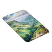 Peak District National Park Waterverf Schilderen Magneet (Rechterzijde)