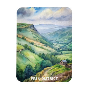 Peak District National Park Waterverf Schilderen Magneet