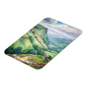 Peak District National Park Waterverf Schilderen Magneet (Linkerzijde)