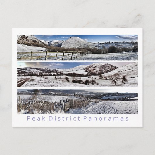 Peak District Panoramas Briefkaart (Voorkant)
